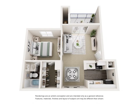 1 bed 1 bath at Copper Hill Apartments, Bedford, Texas